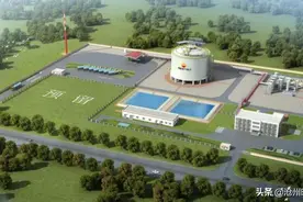 国内首座陆上液化天然气薄膜罐落户河间 可储存液化天然气2.9万立方米图片