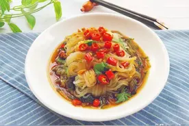 魔芋丝还能这样吃，酸辣爽口，开胃健脾，经常吃对肠胃有好处图片