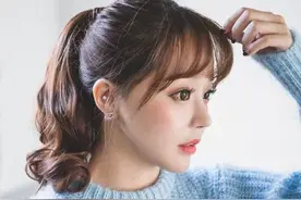 女学生扎马尾太俗？教你三款“打结马尾辫”，绝对让你秒变仙女图片