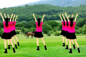 32步广场舞《草原情缘》草原天籁之音，简单步子舞附教学，送给您