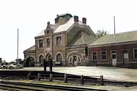 山东济宁：1940年4月，兖州火车站内之所见图片