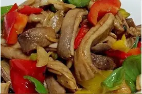 生炒猪肚咬不动？教你一招，80岁老人和几岁的小孩都吃得津津有味图片