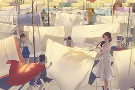 一组治愈系插画，每一幅都是童年最珍贵的印记图片