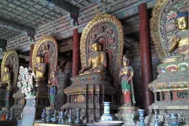 大同华严寺，寺内的大雄宝殿和薄伽教藏殿为辽构建筑图片