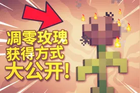 我的世界：凋零玫瑰获得方法原来是这样！凋零玫瑰获得方式大公开