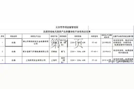 这些电风扇抽检不合格！"扬子华美"登黑榜，有你家用的吗？图片