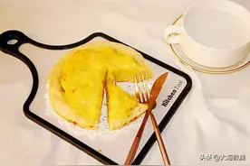 教你用平底锅做榴莲披萨，底脆肉甜满屋香，别提有多好吃了图片