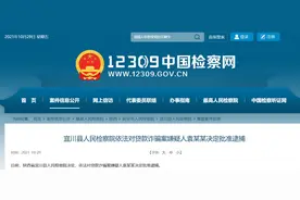 宜川县人民检察院依法对贷款诈骗案嫌疑人袁某某决定批准逮捕图片