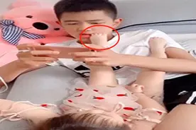 妹妹把脚伸进哥哥嘴里，哥哥满眼都是宠溺，网友：想要同款哥哥图片