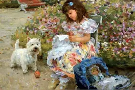 色彩热烈，笔触挥洒奔放！俄罗斯的印象派画家克罗托夫图片