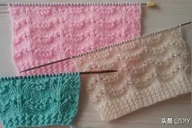 手工编织教程，带你学习如何编织漂亮的麦穗花纹！图片