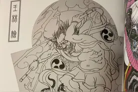 花臂线稿分享图片