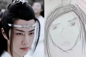 灵魂画手画谁不像谁，凭借五分钟画完一张画走红网络，吸粉56万图片