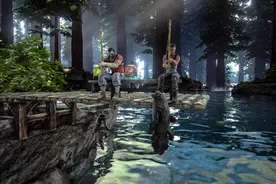 把门当做摇床，《方舟生存进化》佛系主播开启另类养老玩法图片