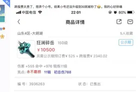 梦幻西游：跨服费太高，小号练到30级武器就被买走，想省钱却亏了图片