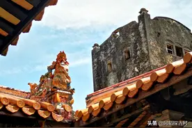 海口古村落公庙屋顶供奉14个神仙，宗祠堂号是海南第3大姓氏独有图片