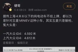 4米6以下纯电车暂停上牌？上海：不针对五菱，针对所有车企图片