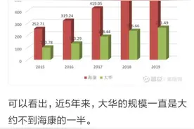 海康威视vs大华股份图片