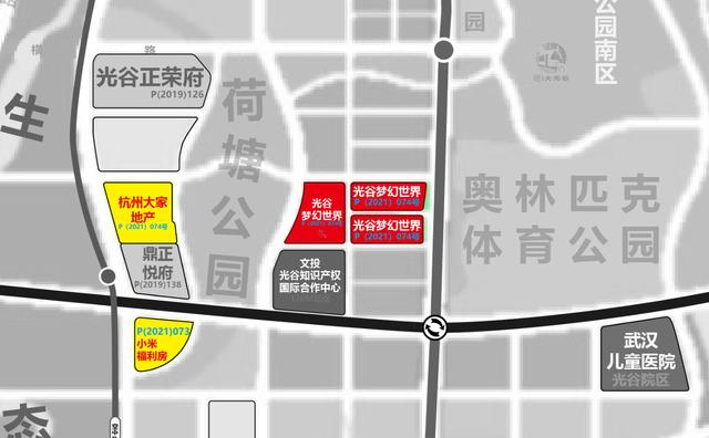 光谷10宗地199.2亿揽入囊中｜成交详解