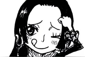 海贼王人物趣萌表情包：草帽团集体比耶！女帝吐舌头表情太可爱了图片