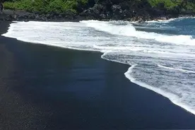 冰岛维克小镇·浪漫的黑色沙滩图片