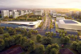 上海一所高校在浦东建新校区，占地约1120亩，共分为两期建设图片