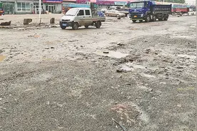 村民反映：哈尔滨“万宝大道”破损严重，影响出行图片