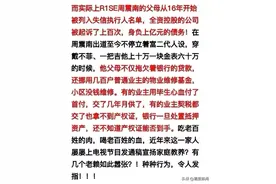 周震南父母欠债12.3亿，老赖行为毁掉成百上千个家庭，儿子却戴60万金表被称“富二代”图片