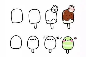 简笔画｜萌萌哒美食简笔画教程，看一遍就会，手帐也能用，收藏图片