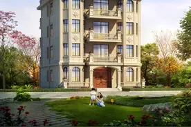 五层叠拼别墅，顶楼大露台观景绝佳，生活舒适，改善居住气氛图片