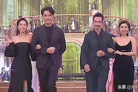 TVB53周年台庆显寒酸，一线大咖纷纷缺席，艺人站位暗藏玄机图片