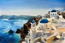 俄罗斯水彩画家Michael：“我在看，我在听，我在感受。”图片