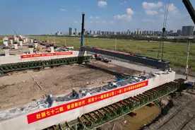 国庆假期，杭州湾新区重大工程、重点项目建设争分夺秒图片