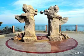 “一山分二海”的黄海、渤海分界线图片