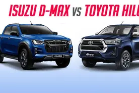 全新五十铃D-MAX对比丰田海拉克斯，日系中端皮卡谁性能好图片