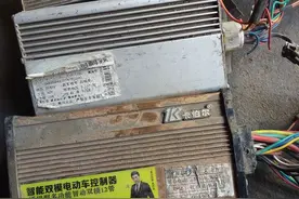 电动车骑到半路没电了，只把60伏V转换为48V，能跑5公里图片