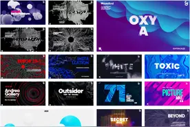 一款超级强大的海报预设包，共计493款预设，使用范围极广图片