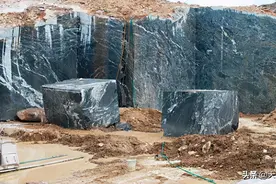 津巴布韦每吨1美元的黑色大理石，被出口欧洲成昂贵的建筑材料图片
