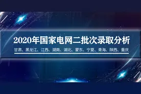 2020年国家电网（10个地区）二批次录取分析图片