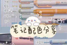 做笔记 笔分享 颜色也太好看了吧图片