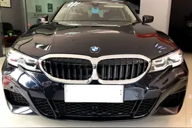 实拍宝马325Li M运动，外观犀利，价格“跳水”求生欲强图片