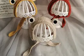 汤小仙手作——钩针青蛙护耳帽图片