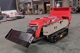 35马力遥控履带旋耕机操作视频图片