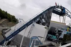 法国32岁女子为儿子庆生，坐过山车意外坠亡，丈夫试图抓脚未果图片