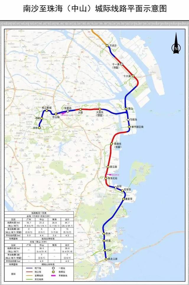 珠海将迎来首条“地铁”！线路图首次曝光
