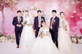 三胞胎同时考上一所名校，如今毕业同日结婚，还期待同时生娃图片