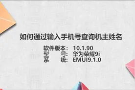 输入手机号查机主姓名图片