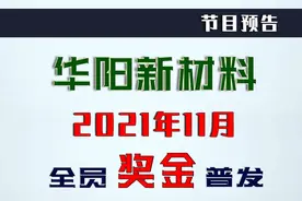 预告：解读我国第7大煤炭企业华阳新材料科技集团普发奖金的通知图片