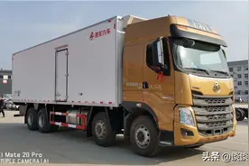 柳汽冷藏车，前四后八冷藏车，9.6米冷藏车图片