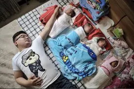 护士报喜生了双胞胎儿子，宝爸听了吓得跑了，网友：是我也得跑图片